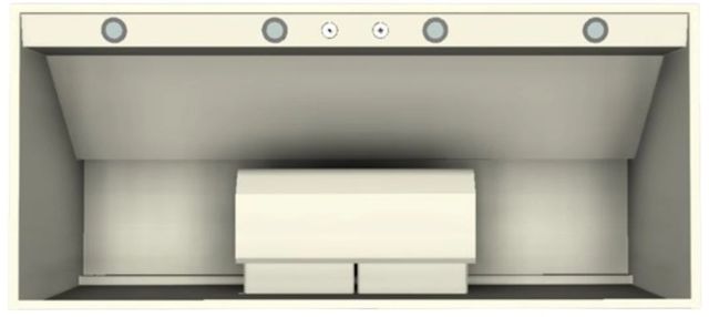 Vent-A-Hood® Premier Magic Lung® 54" Biscuit Wall Mounted Range Hood-3