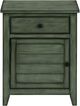Monarch Specialties Inc. Antique Green Veneer End Table-1