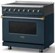 Viking® 5 Series 36" Squall Pro Style Induction Range with Brushed Brass Trim-2