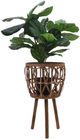 Sagebrook Home 3-Piece Brown Bamboo Planter Set-5