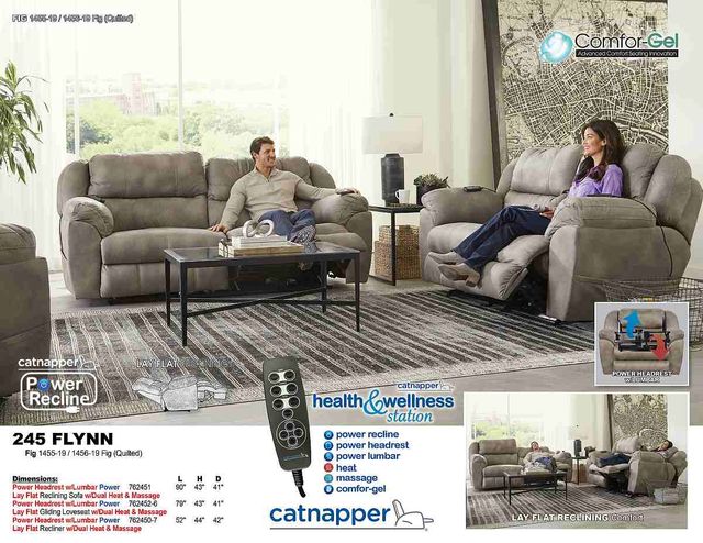 Catnapper® Flynn Fig Power Reclining Loveseat-2