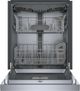 Bosch® 300 Series 24" Fingerprint Resistant Stainless Steel Front Control Built In Dishwasher-1