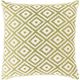 Surya Kanga Dark Green 22"x22" Toss Pillow with Polyester Insert-0