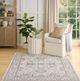 Nourison Home™ Astra Machine Washable Gray 5'x7' Area Rug-3