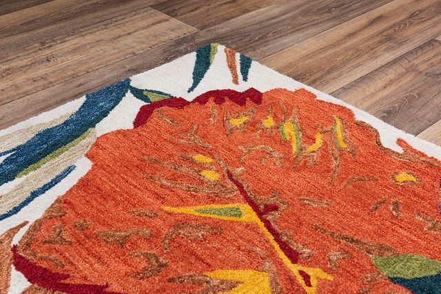 Rizzy Home Miramar Neutral 5'x8' Rectangular Rug-2