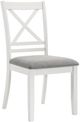 Coaster® Hollis Light Grey/White 2-Piece Cross Back Wood Dining Side Chair-0