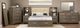 DeFehr Windsor Prairie Storm Queen Upholstered Panel Bed with Storage-4