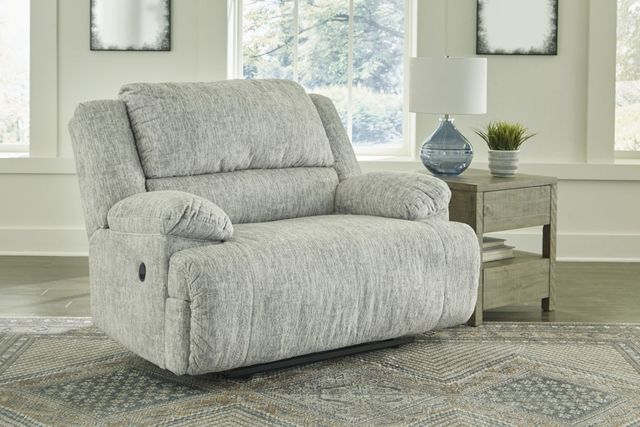 Signature Design by Ashley® McClelland Gray Oversized Recliner-4
