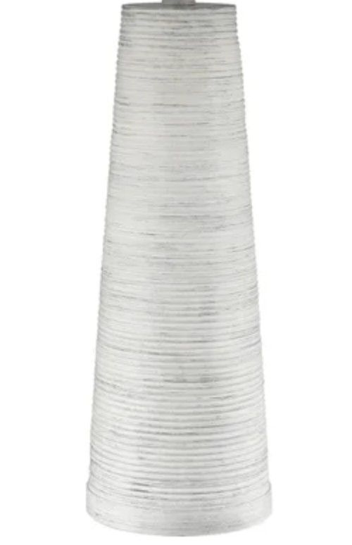 Stylecraft Grey White Wash/Silver Table Lamp-1