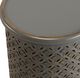Jofran Inc. Global Archive Decker Antique Gray Large Drum Table-4