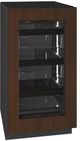 U-Line® Seamless Collection 18" 3.5 Cu. Ft. Panel Ready Refrigerator with Glass Door-1
