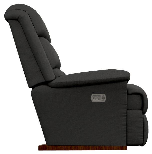 La-Z-Boy® Astor Charcoal Power Rocking Recliner with Headrest-2