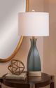 Bassett Mirror Anthea Frosted Blue Table Lamp-3