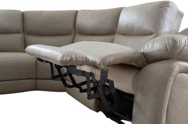 Signature Design by Ashley® Narwhal Place 6-Piece Pebble Modular Power Reclining Sectional with Storage Console-3