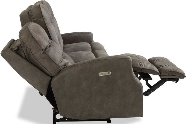 Flexsteel® Devon Power Reclining Sofa with Power Headrests-3