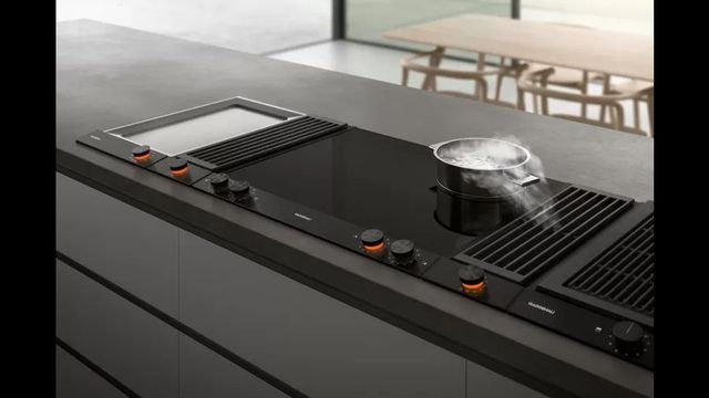 Gaggenau Vario 200 Series 6" Black Downdraft Ventilation-2
