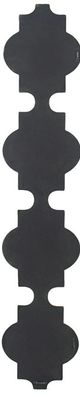 A & B Home Madlyn Gold Long Narrow Wall Mirror-4