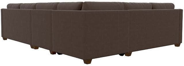 La-Z-Boy® Charlie Cognac Leather Sectional with Custom Layout Options-3
