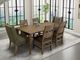 International Furniture Direct Natural Teca Brown Side Chair-1