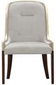 Michael Amini® Houston Mushroom Gray/Walnut Side Chair-2