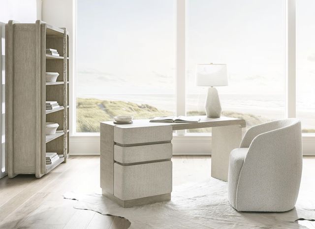Bernhardt Arcadia White Dining Arm Chair-3