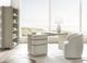 Bernhardt Arcadia White Dining Arm Chair-3