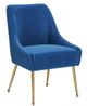 Zuo® Modern Maxine Gold/Navy Blue Dining Side Chair-0