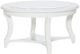 American Drew® Lynn Haven White Glass Top Round Cocktail Table -0