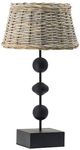 A & B Home Black Lamp-1
