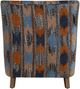 Uttermost® Lainey Rust/Sapphire/Spa Blue Upholstered Armchair-4