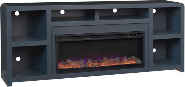 aspenhome® Taylor Malta Blue 84" Fireplace Console-0