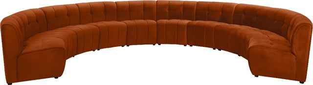 Meridian Furniture Limitless 10-Piece Cognac Modular Sectional-0