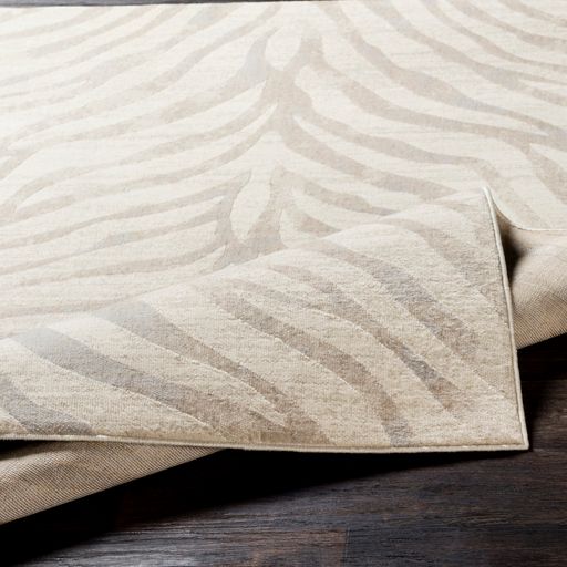 Surya City Beige Zebra 8'x10' Area Rug-3