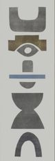 Classy Living Rob Delamater Neutral Totems V Wall Art-2