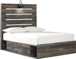 Signature Design by Ashley® Drystan Brown Youth Full 4-Drawer Storage Panel Bed