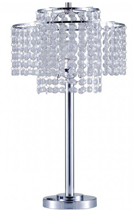 Furniture of America® Kailyn Chrome Table Lamp-0