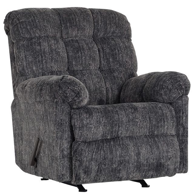 Hughes Furniture® Galactic Charcoal Rocker Recliner-0