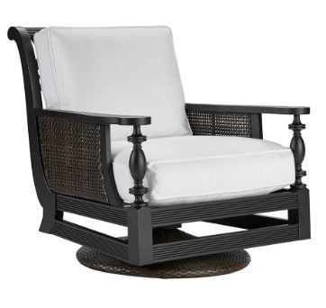 Lane Venture® Hemingway Islands Black Truffle Swivel Rocker Lounge Chair-0