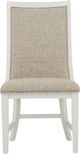 Magnussen Home® Heron Cove 2-Piece Baja Fog/Chalk White Upholstered Host Side Chair Set-1