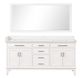 Furniture of America® Almeria White Vanity Set with Mirror-2