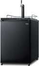 Summit® 24” 5.6 Cu. Ft. Black Kegerator-2