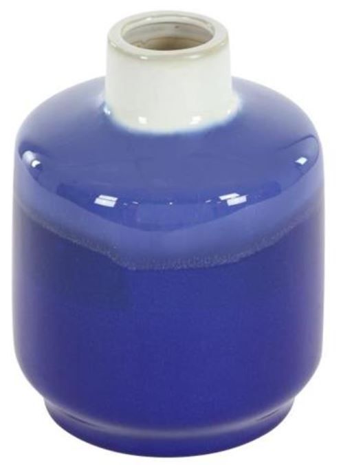 Deco Marche Blue Stoneware Modern Vase-0
