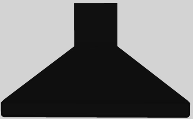 Vent-A-Hood® 48" Black Euro-Style Island Range Hood