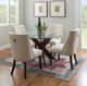 Powell® Auden 5-Piece Beige/Espresso Dining Table Set -1