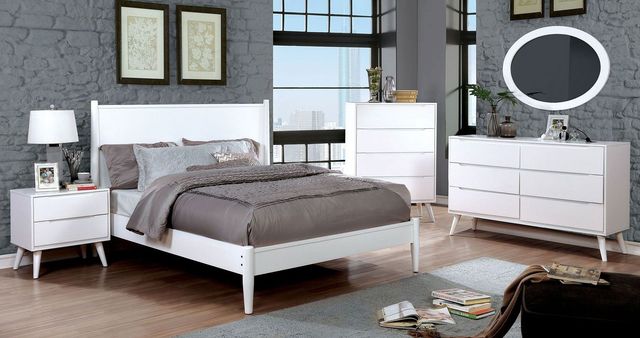 Furniture of America® Lennart II White Chest-1