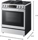 LG 30" PrintProof™ Stainless Steel Slide-In Gas Range with Smart Wi-Fi Enabled ProBake Convection® InstaView® and Air-Fry-3