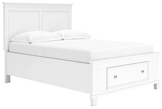 Signature Design by Ashley® Fortman White Full Panel Storage Bed-0