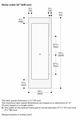 Gaggenau Vario Cooling Expressive Series 24" Dark Brushed Stainless Steel Frame Wine Column Door Panel, Right-Hinge-1