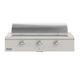 Caliber™ Rockwell Social 48" 3-Burner Antique White Built-In Liquid Propane Grill with Chrome Hardware-1