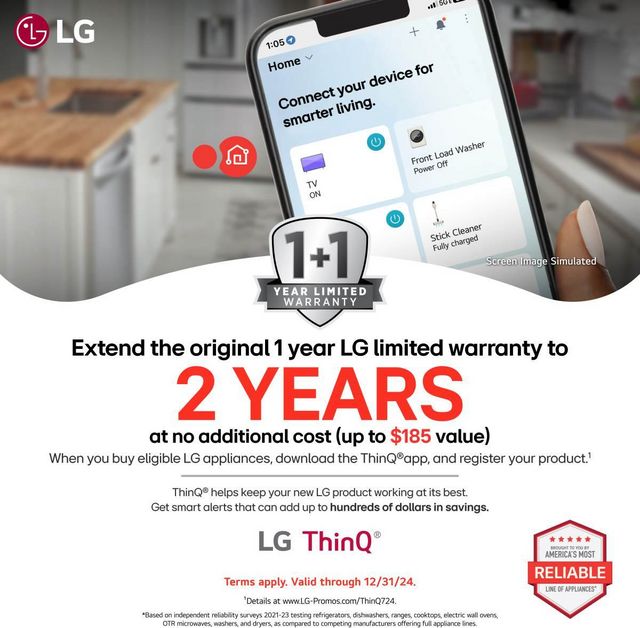 LG Alpine White Laundry Pair-13